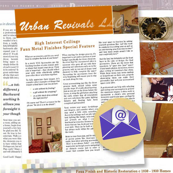 Sign up for the Urban Revivals Newsletter