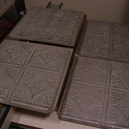 Antique Silver Tiles