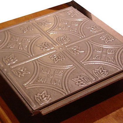 Faux Metal Ceiling Tiles Silver Gold Copper Bronze And Gilded Finishes Armstrong Ceiling Tiles