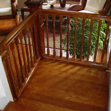 Baby Gate on Stair Landing