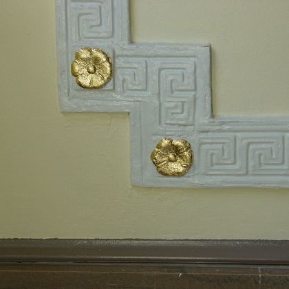 Gilding on Plaster Trim