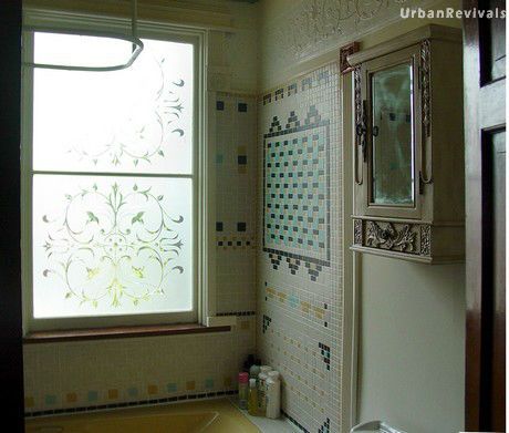 Lincrusta in Remodeled Bathroom