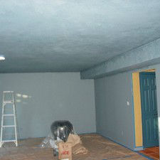colorwashing ceiling
